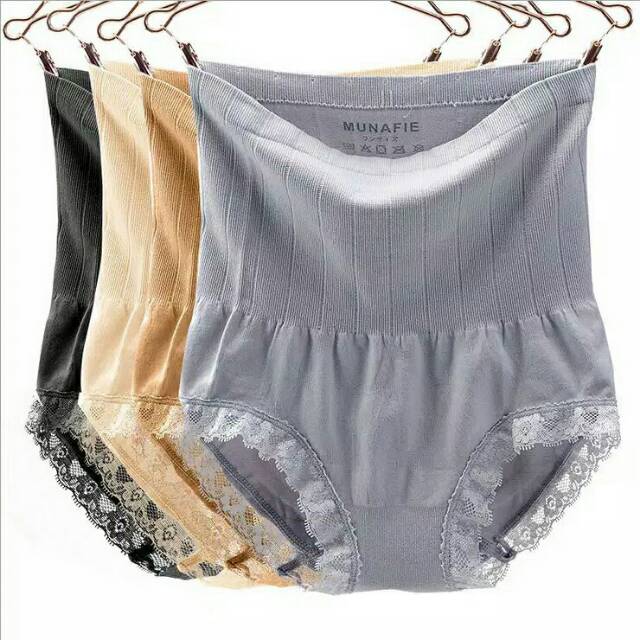 Munafie Original Underwear Korset Celana Dalam Wanita Cd Hot Pant Slimming Grosir Japan