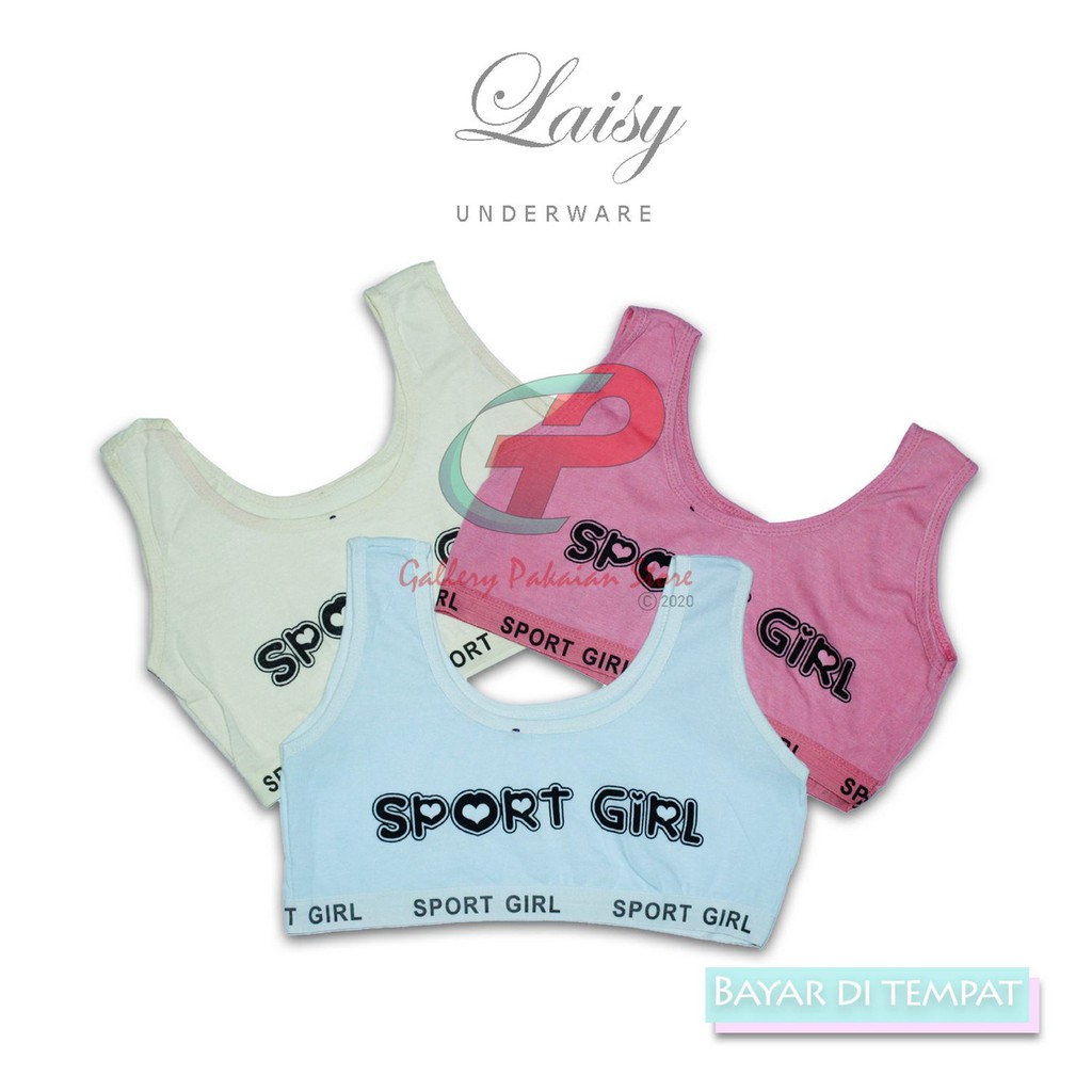 Miniset SportBra olahraga paket isi 6 pcs ukuran all size multi warna random bahan lembut elastis