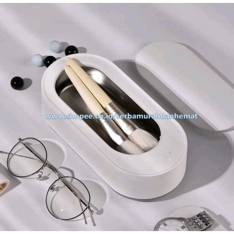 Pembersih Ultrasonic Perhiasan Kacamata Logam Makeup ERACLEAN Cleaning Machine 45000Hz