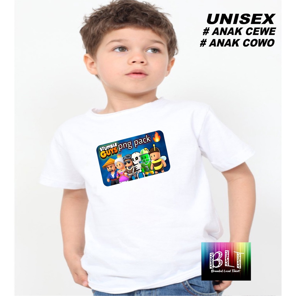 Murah Nampol Kaos Anak Game Stumble Guys HENG Game Viral Kaos Anak Anak cowok Kaos Anak cewek Kaos Murah kaos termurah kaos anak cewek kaos anak cowok terbaik kaos promo