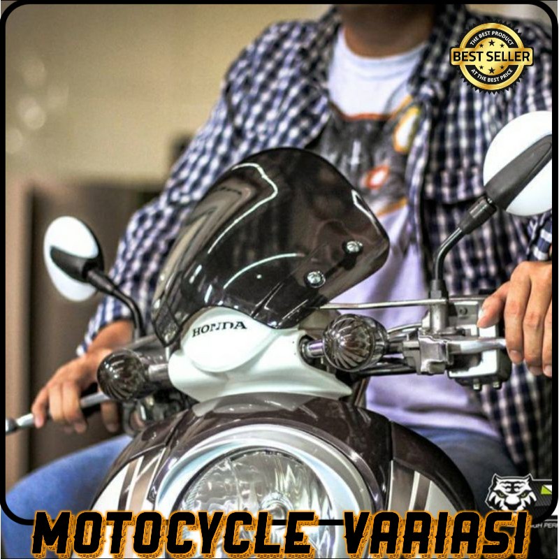 Tgp Visor + breket honda scoopy