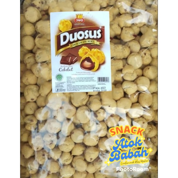 

[1kg] DUO SOES COKLAT KILOAN exp 2026 / KUE SOES KERING ISI COKLAT 1KG KILOAN / DUO SUS KERING COKLAT KILOAN / DUOSUS / KUE SUS KERING COKLAT KILOAN - snackatokbabah