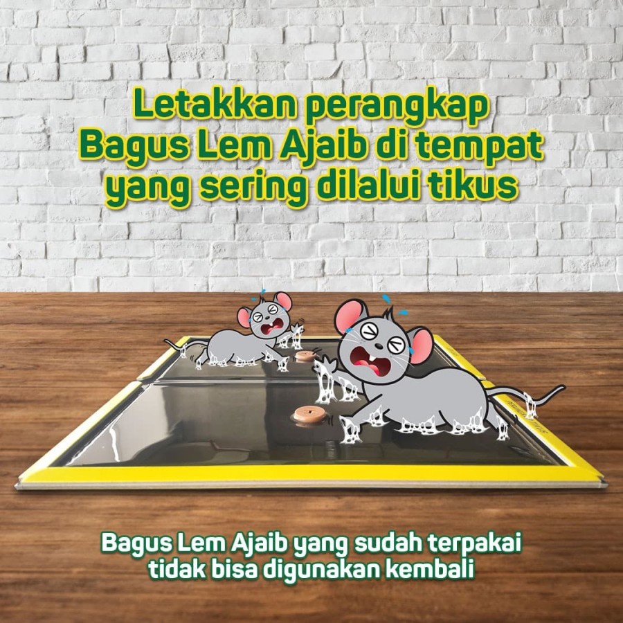 Bagus Lem Ajaib Perangkap Tikus