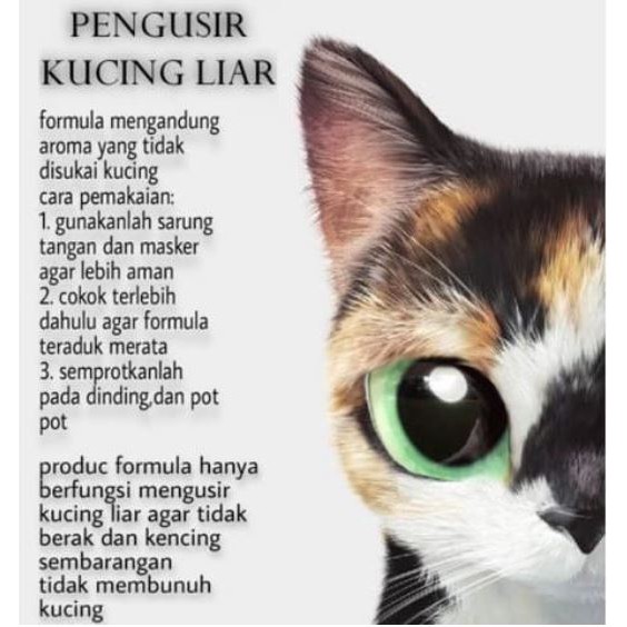 (NCS) COD Cairan PENGUSIR KUCING LIAR 100% Bahan Alami Anti Cat Repellent Spray Semprotan Aman