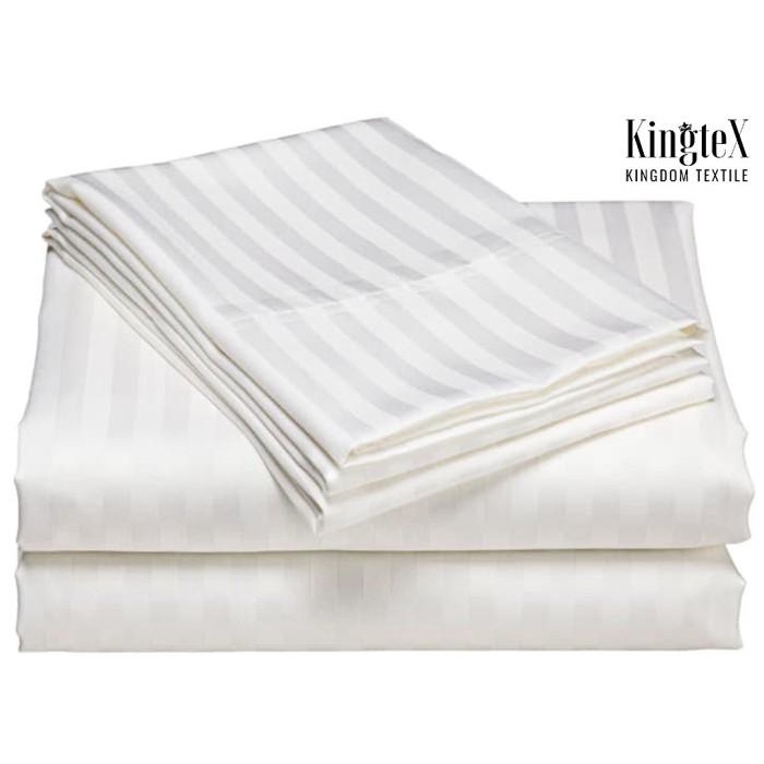 Kain | Kain Microtencel/Kain Sprei Salur/Grosir Kain Seprai/Kain Seprai Putih