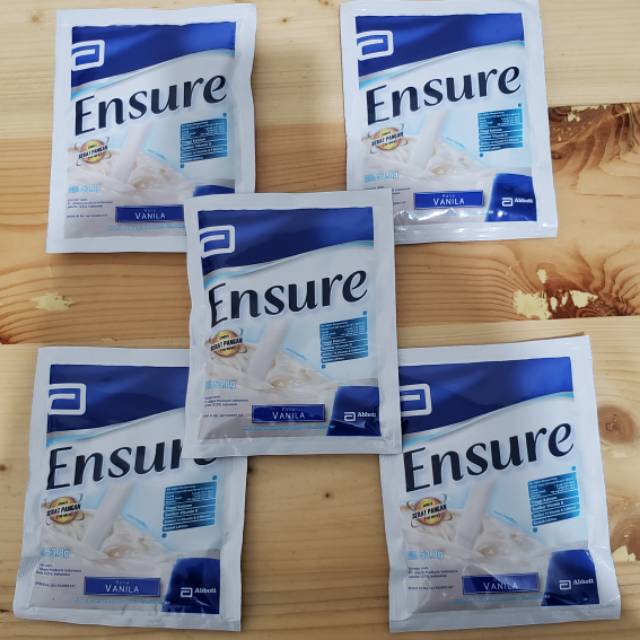 ENSURE SACHET VANILA 53,8gr/SUSU ENSURE/SUSU VANILA/ENSURE SACHET MINUMAN/ENSURE SACHET SUSU BUBUK