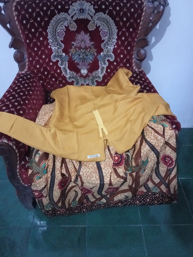 Dt Collection - Batik Gamis Katun Mix Ballotely Motif Cendrawasih Busana Muslim Wanita/cewekbaju Mus