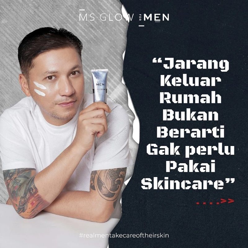 MS GLOW FOR MEN PAKET LENGKAP KOMPLIT MENGHILANGKAN JERAWAT BOPENG DAN MENCERAHKAN WAJAH BPOM ORIGINAL-3
