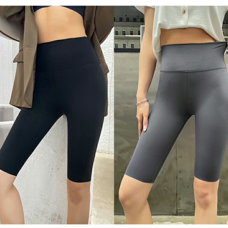 Celana Legging Olahraga Wanita Basic Short Pants Biker Yoga Fitness Running Workout Cycling Senam