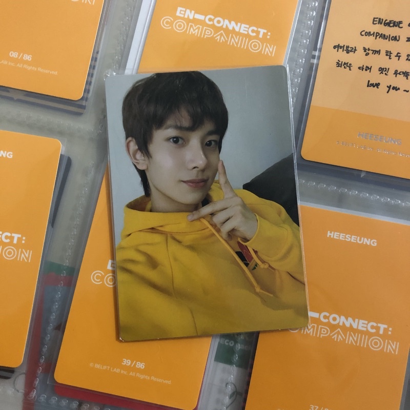 PC Heeseung Membership Kit 2020 Photocard ENHYPEN