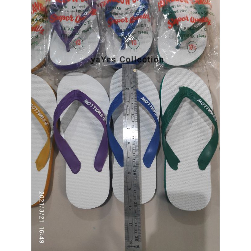 Sandal Swallow Asli Ori Original Size 9 1/2 10 11 Warna swalo sendal Jepit Ekonomis Dewasa Unisex