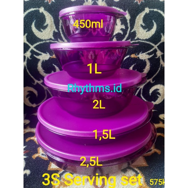Tupperware 3S serving set