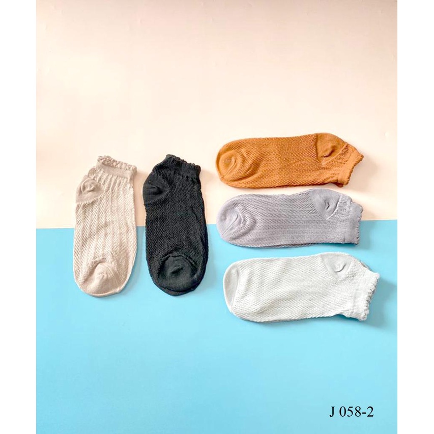 KAOS KAKI ANKLE SOCKS POLOS J058-2