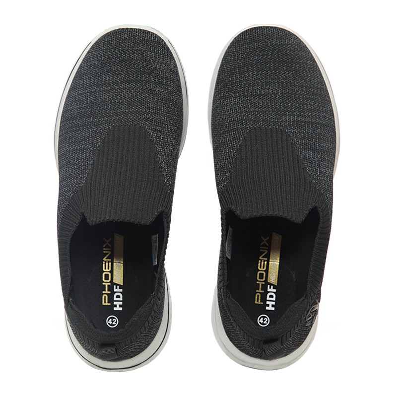 Phoenix Helios Sepatu Slip On Pria - Black