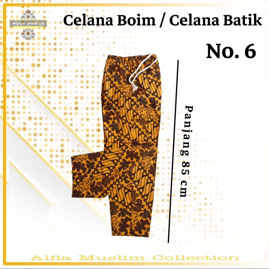 Celana boim celana batik dewasa