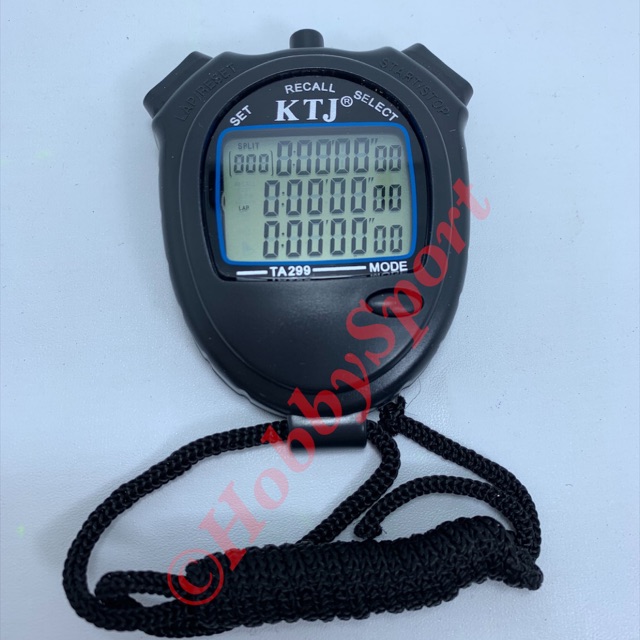 Stopwatch Digital 100 Lap Memories Finish / Alat Pengukur Waktu KTJ