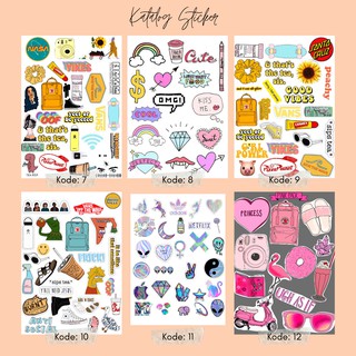 Stiker Aesthetic / Stiker Estetik / Sticker Tumblr / Stiker Pack