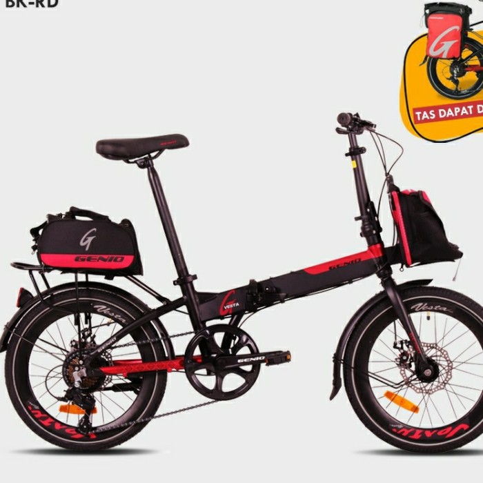 SEPEDA LIPAT GENIO VESTA 1.0 ALLOY 20 INCH