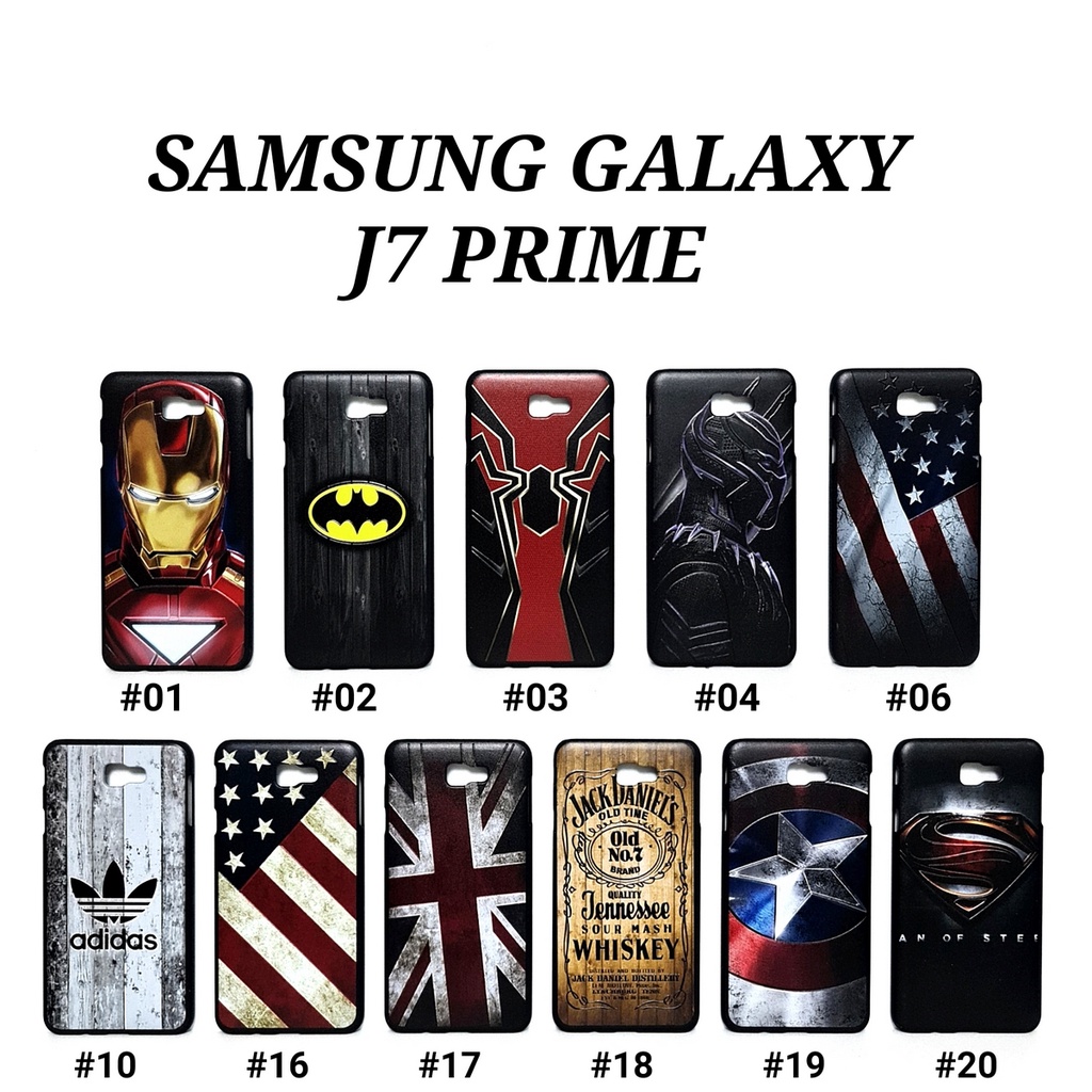 SAMSUNG GALAXY J2 PRIME GRAND PRIME G530H J5 PRIME J7 PRIME J2 PRO J3 PRO J330 J5 PRO J530 J7 PRO J730 J6 PLUS J7 PLUS J7 DUO | MAN HARD CASE Marvel Super Hero