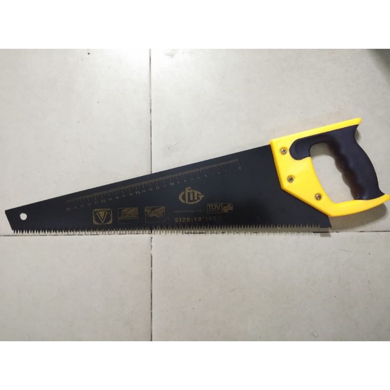 GERGAJI TUKANG BANGUNAN/GERGAJI POTONG/GERGAJI KAYU GG FIBER 18&quot;/GERGAJI POTONG BELAH/GOROK/HANDSAW BAGUS BERKUALITAS TERBAIK