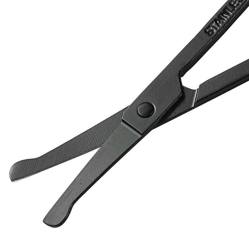 Gunting Cukur Bulu Hidung Nose Hair Scissor / Gunting Alat Cukur Pencukur Pemotong Bulu Hidung Kumis Jenggot Ketiak Kemaluan Bulu Mata Alis Benang Ujung Tumpul Bulat bahan Stainless Steels Tahan Karat Premium Berkualitas / Perawatan Alat Kecantikan Murah