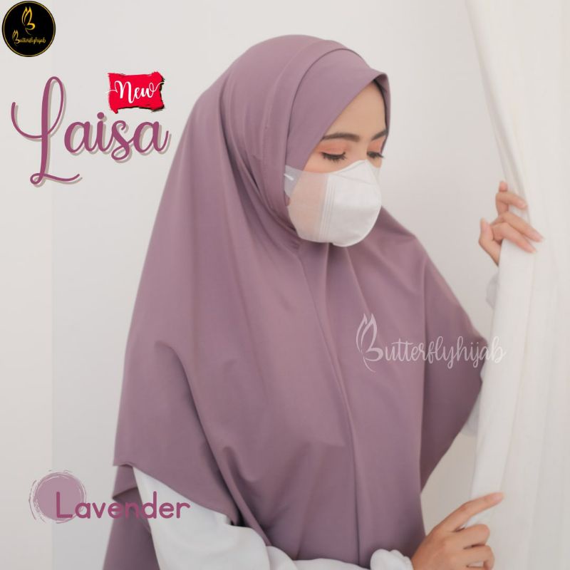 NEW LAISA Hijab Stetoskop | Hijab Ners Dokter | Hijab wudhu friendly | Hijab slip on | Hijab Slit On
