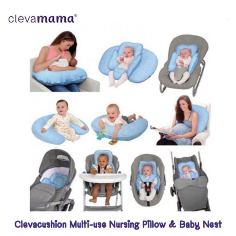 Clevamama ClevaCushion 10in1 / nursing pillow / alas stroller