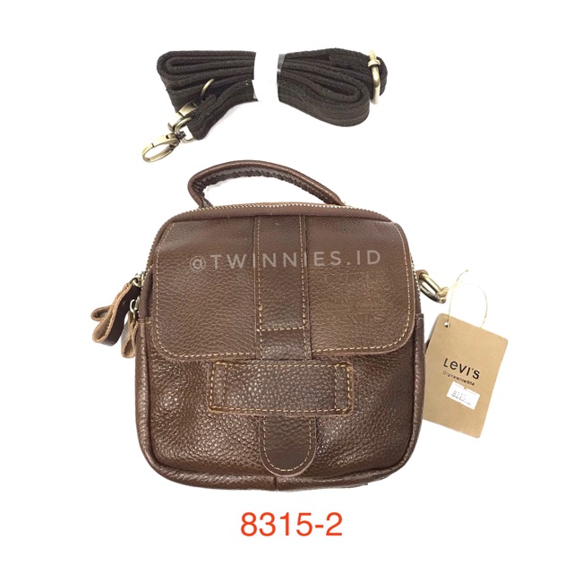 Tas RB KECIL selempang pria kulit import LEVIS 8315-2