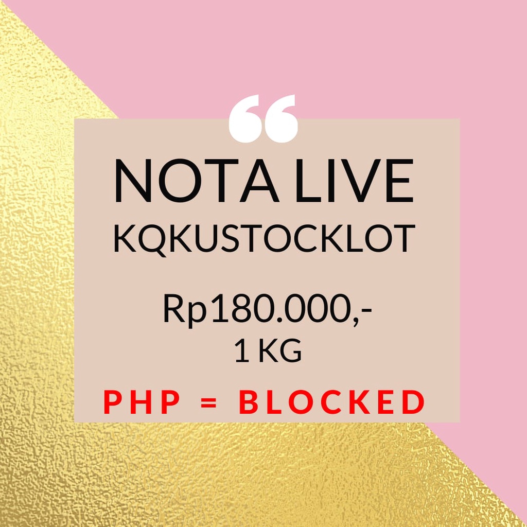 NOTA LIVE HD CN TSHIRT 180K