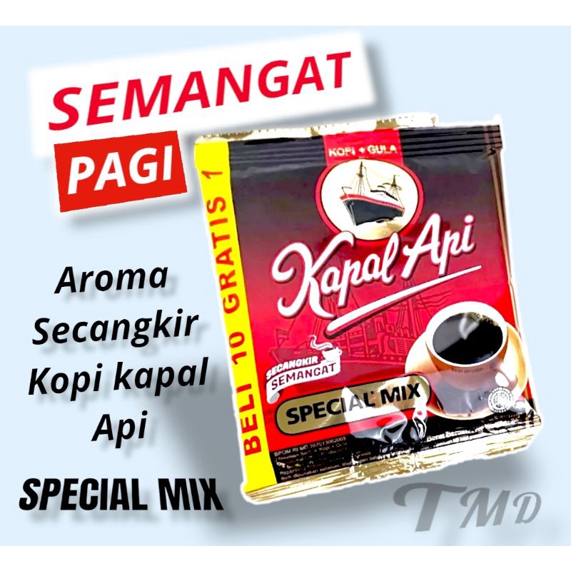 

KOPI KAPAL API SPECIAL MIX 24G 1 Renceng 10 PCS(Gratis 1pcs)