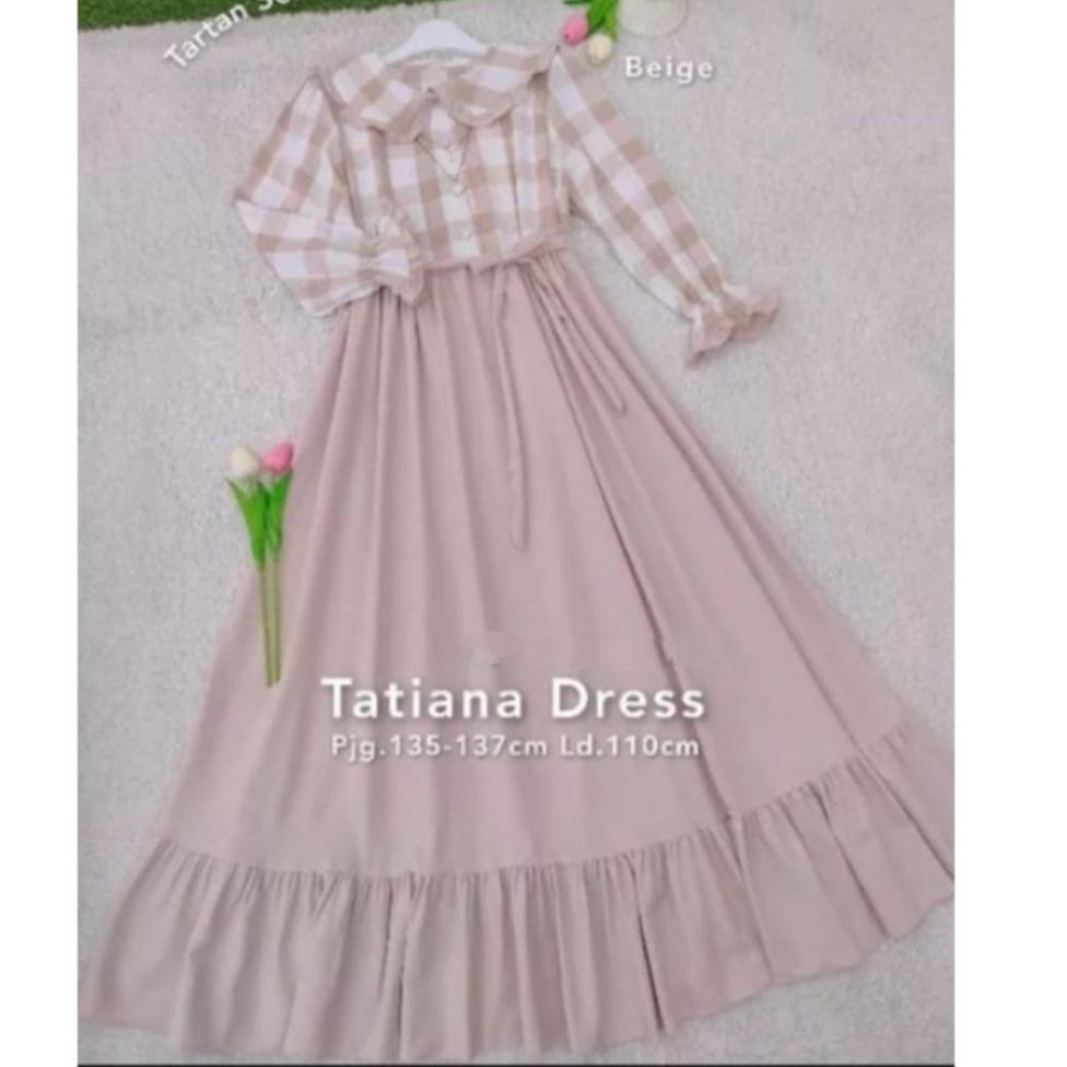 SPL.866392 ‑ Baju Gamis Muslim Dewasa / Tatiana Dress / Baju Wanita Korea / Dress Muslim Dewasa / Ga