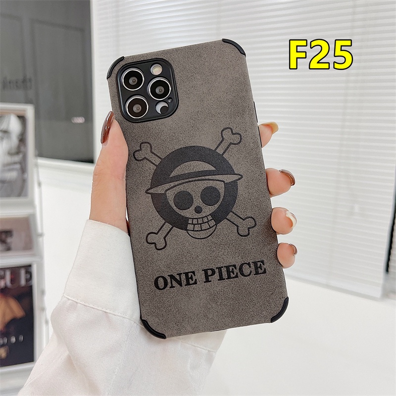 Casing Xiaomi Redmi POCO C3 X3 NFC X3 PRO M3 Redmi 9C NFC 9T 9 PRO Power 10X POCO M2 PRO Redmi Note 9 8 10 10S 9 PRO MAX 9S A9 A5 A53 2020 A7 A15 A54 Leather Cartoon One Piece Pattern Soft Case Back Cover-#F25