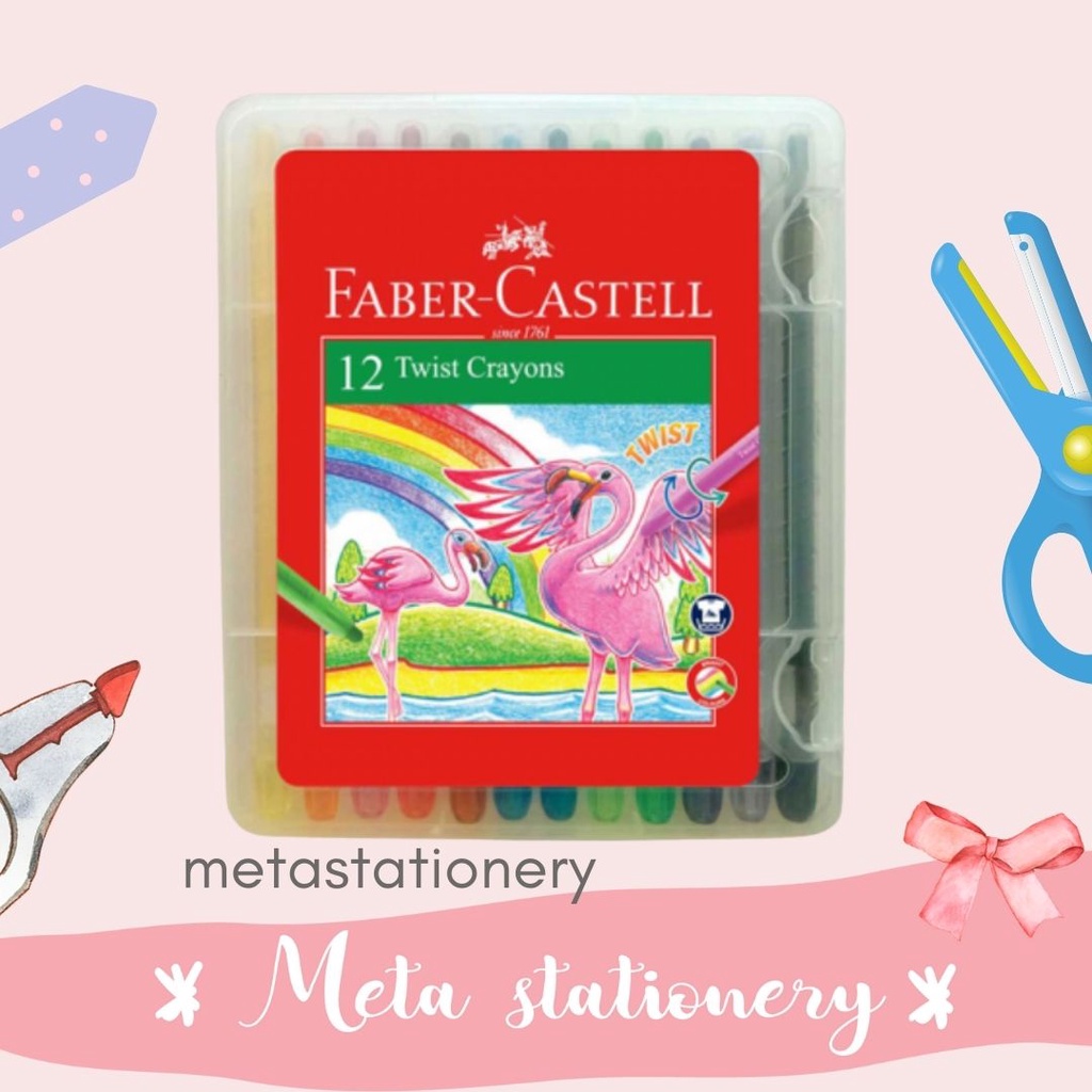 

Faber-Castell Twist Crayon Set 12