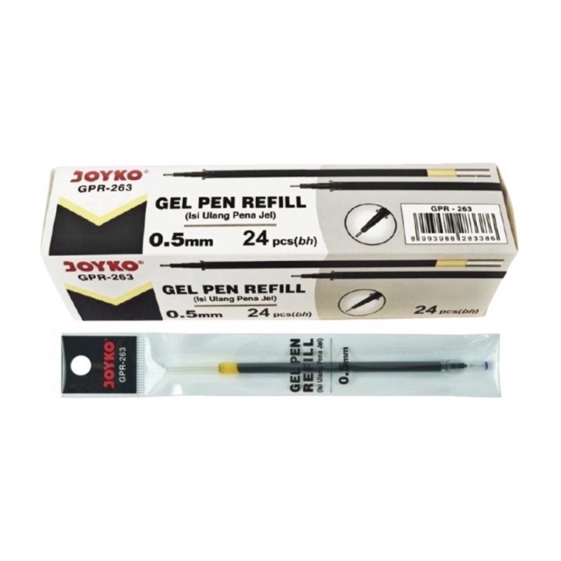

Refill Isi Gel Pen Joyko 0.5mm 1 Pcs GPR-263 Original