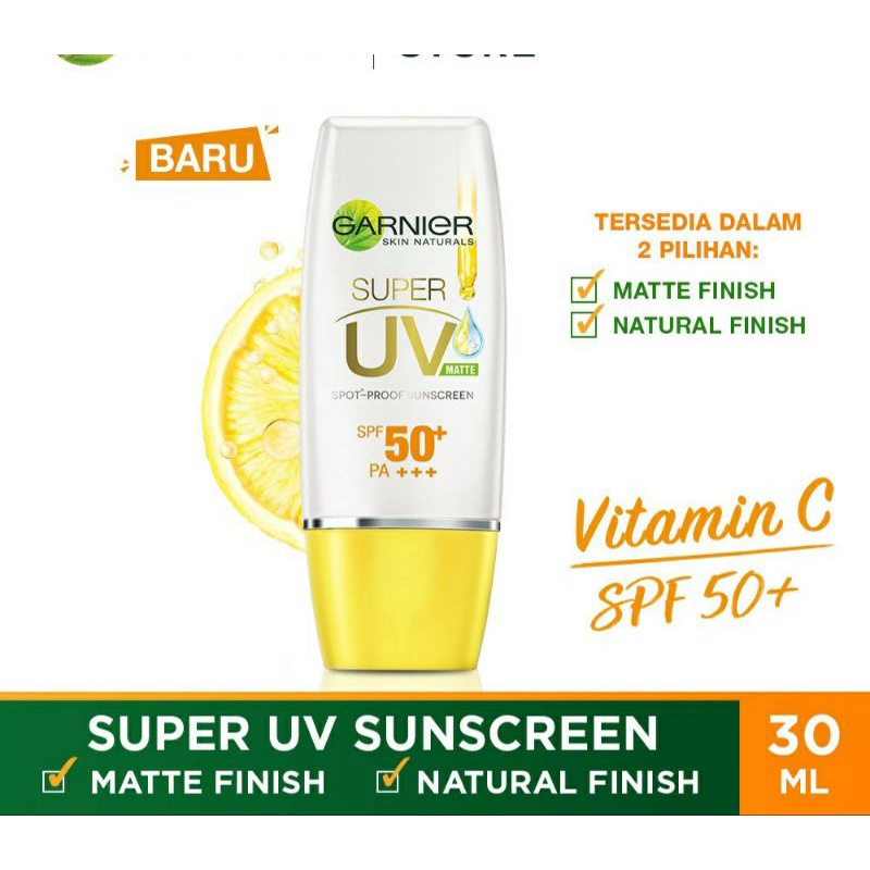 Garnier Super UV Sunscreen SPF 50 15ml / 30ml