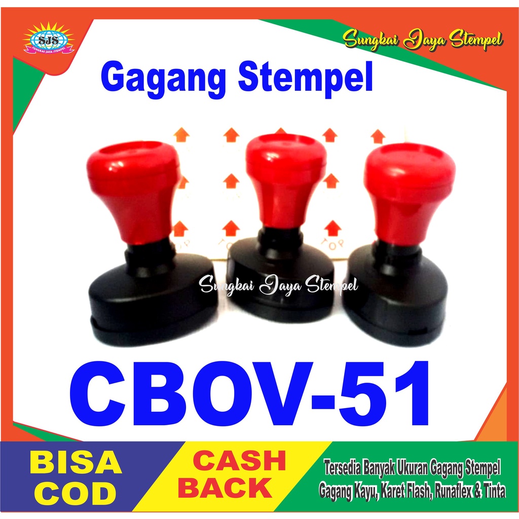 

Gagang Stempel oval 51