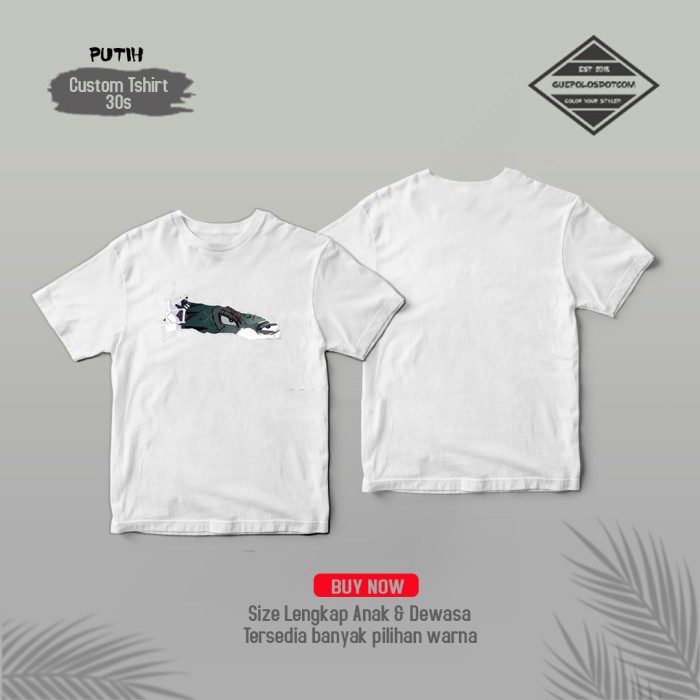 Legoshi - Beastars Classic T-Shirt - 2/4/6/10th INFO, Putih