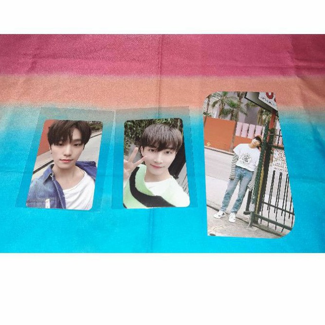 SEVENTEN HENGGARAE PHOTOCARD AND BOOKMARK HANA VER DINO WONWOO JEONGHAN