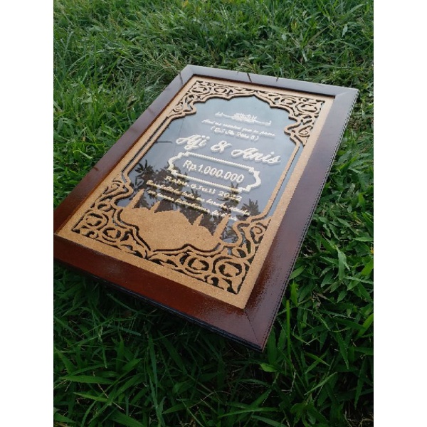 Mahar Ukir/mahar kayu/mahar unik