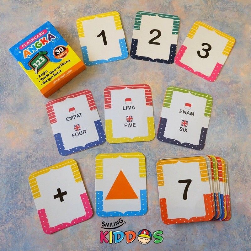 LM FC ANGKA - Flashcard angka belajar berhitung