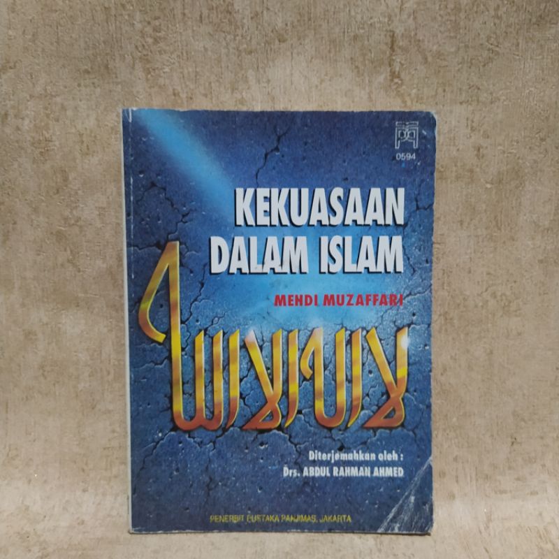 Buku Kekuasaan Dalam Islam -mehdi muzaffari - Original