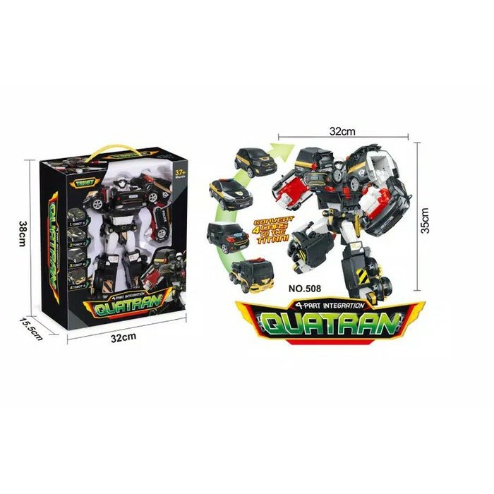 NEW SALE Tobot Quatran Super Jumbo Size / Kado Mainan Anak Cowok Tobot Quatran