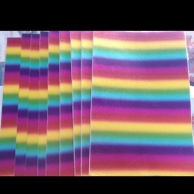 

Glitter busa eva foam f4 pelangi isi 10 lembar grandasi