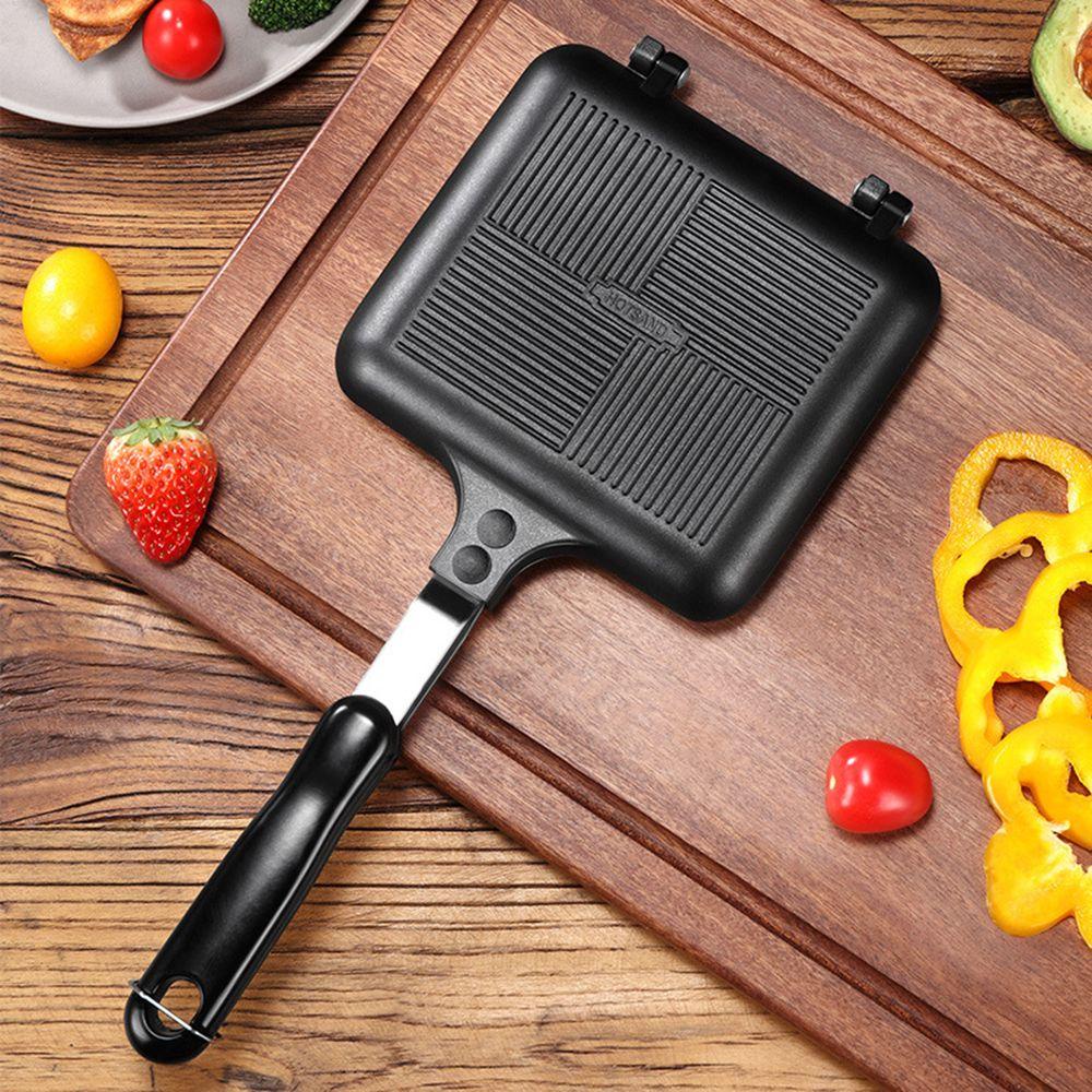 Top Gas Sandwich Maker Bakeware Waffle Pancake Barbecue Oven Cetakan Sarapan|Wajan Panggangan