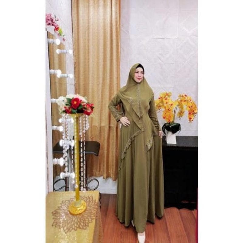 ❗READY SIAP KIRIM JHELENA SET SYARI BY REFA ❗