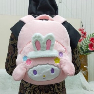 Tas Ransel Melody Kostum Rabbit/Tas Sekolah Backpack