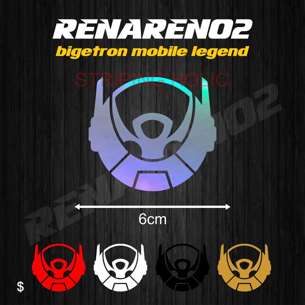 STIKER CUTTING BIGETRON MOBILE LEGEND