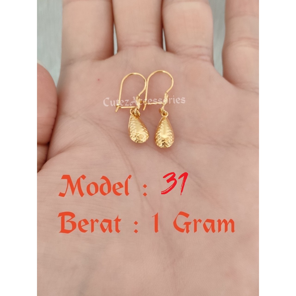 Anting Gantung Dewasa Emas Muda