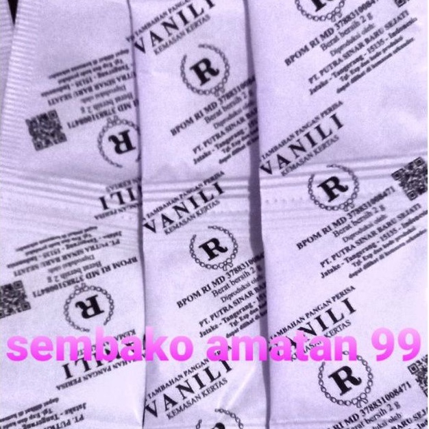 Vanili R / Vanili Bubuk R / Vanili R Sachet 2 gr