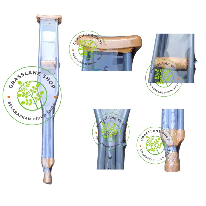 Tongkat ketiak / kruk bantu jalan satuan 1 buah Cargo